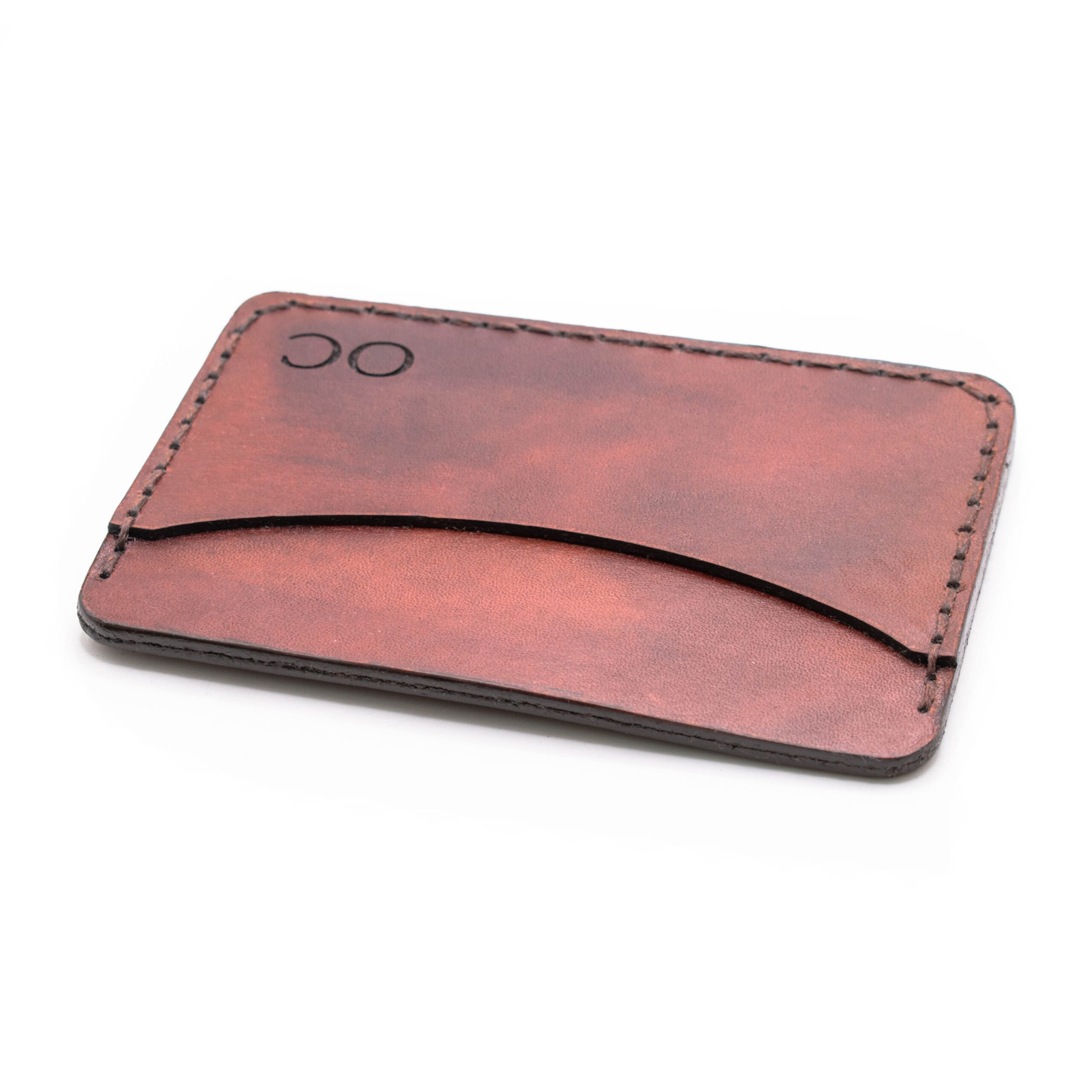 Πορτοφόλι Δερμάτινο Χειροποίητο για Κάρτες και Χαρτονομίσματα Mahogany - Image 7