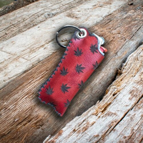 Δερμάτινο Κάλυμμα Αναπτήρα Κόκκινο