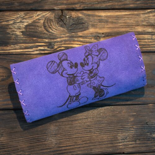 Καπνοθήκη Δερμάτινη Σουέτ με Χάραξη της Επιλογής σας