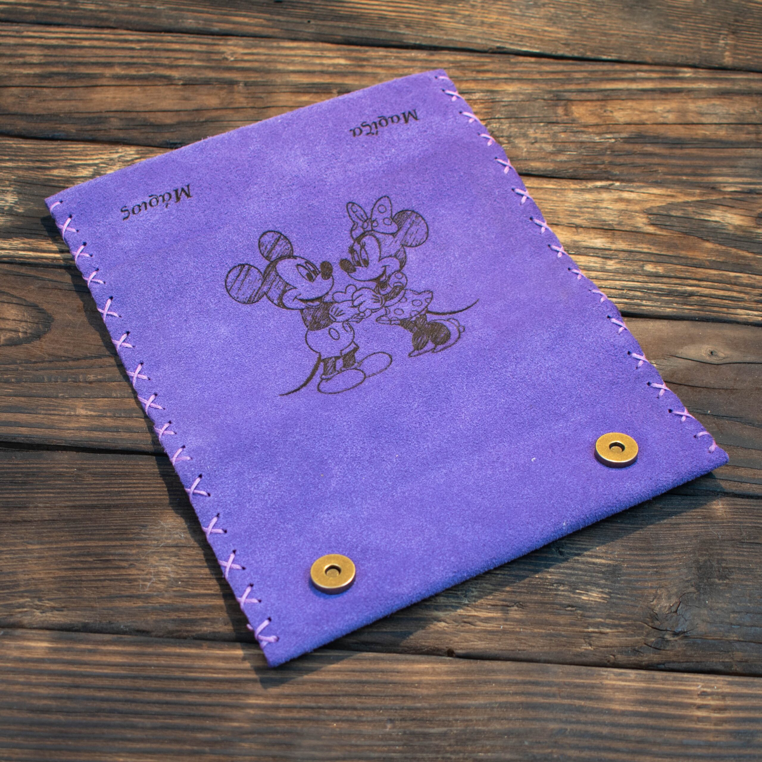 Καπνοθήκη Δερμάτινη Σουέτ με Χάραξη της Επιλογής σας - Image 3