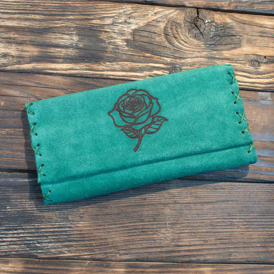 Καπνοθήκη Δερμάτινη Σουέτ με Χάραξη της Επιλογής σας