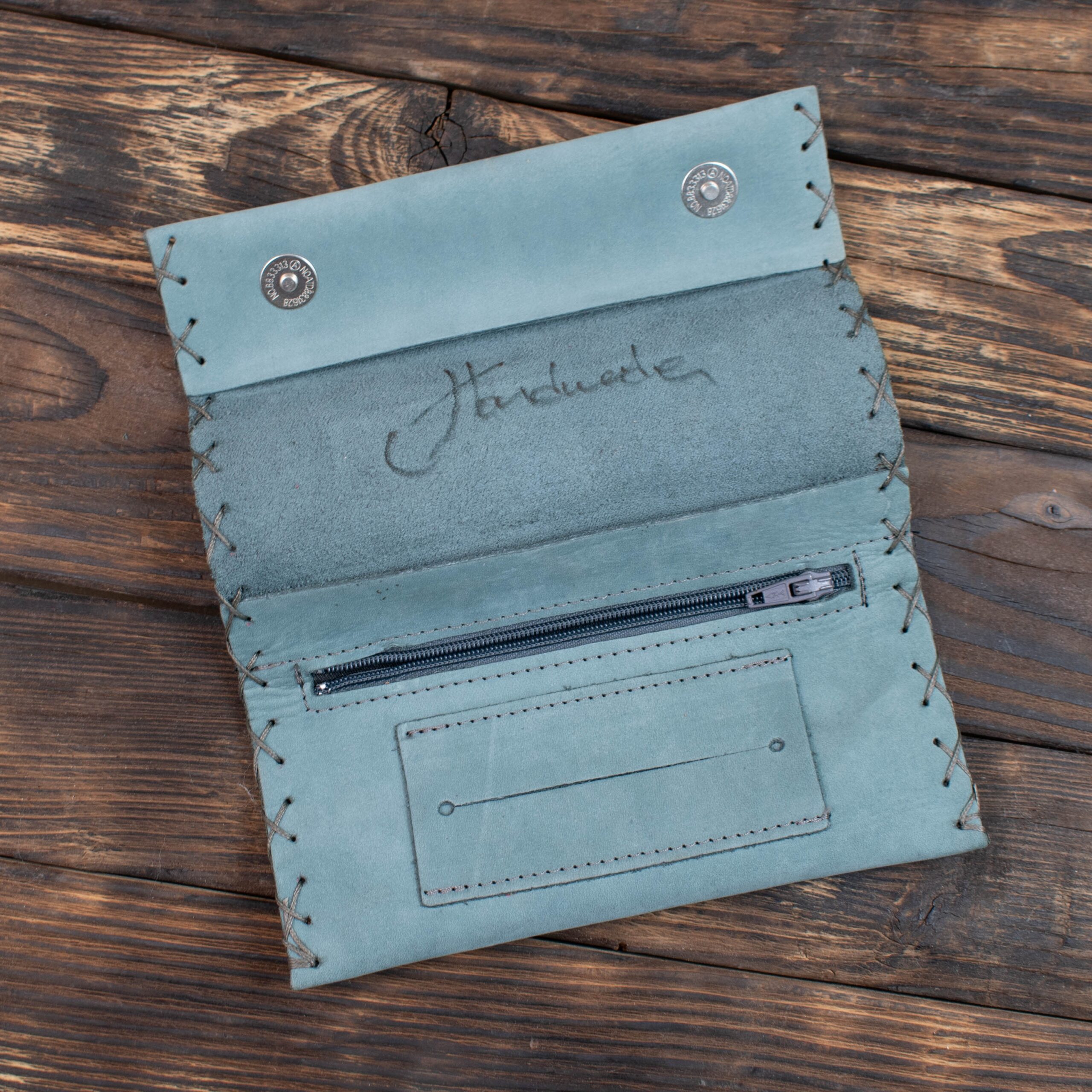 Καπνοθήκη Χειροποίητη Δερμάτινη Σταυρός - Image 2