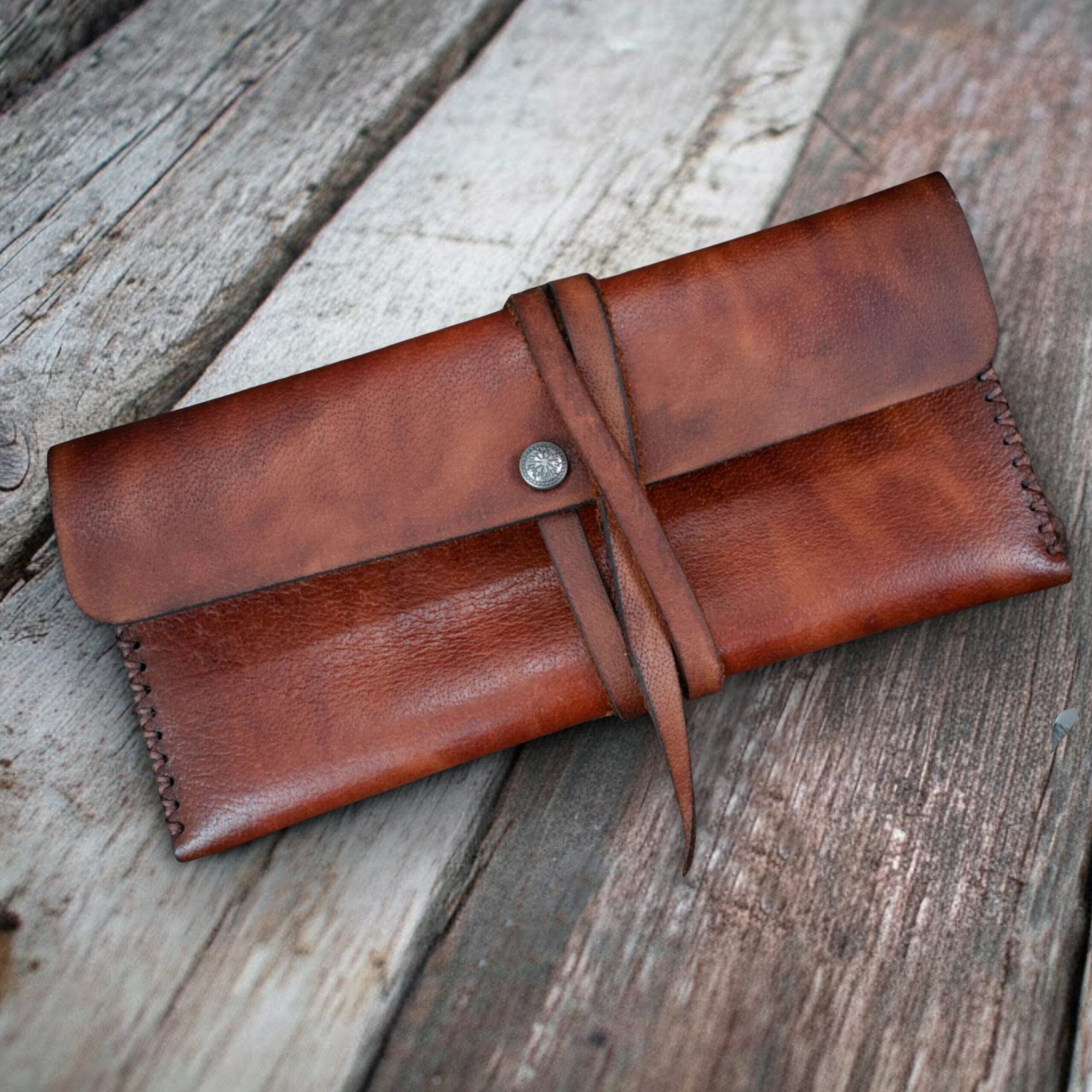 Δερμάτινη Χειροποίητη Θήκη Κασετίνα